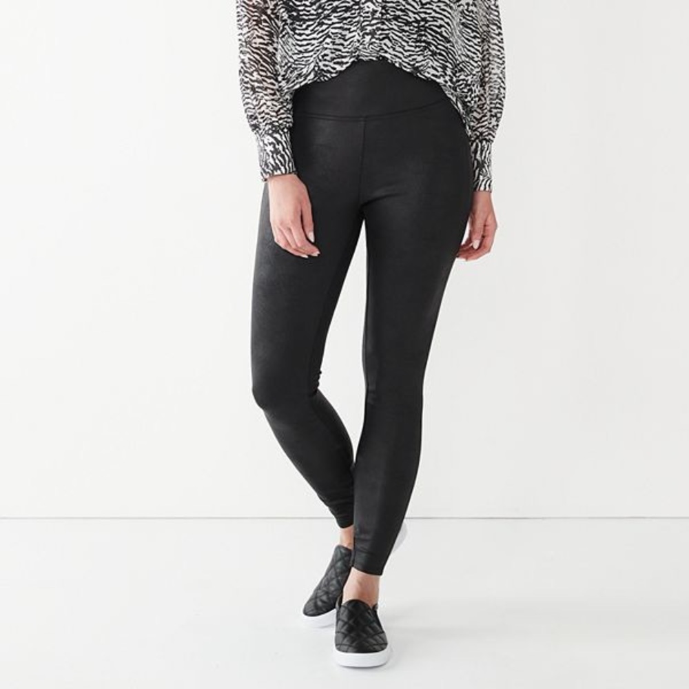 Nine West Faux Leather Leggings